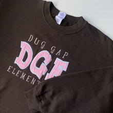 Charger l'image dans la galerie, Sweat vintage homme marron rose brodé university