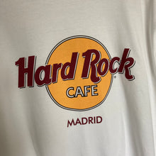 Charger l'image dans la galerie, Tee-shirt vintage blanc Hard Rock Café Madrid (M/L)