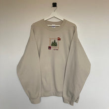 Charger l'image dans la galerie, Sweat vintage de Noël brodé (XL)
