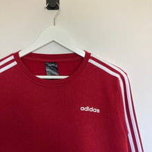 Charger l'image dans la galerie, Sweat Adidas léger coupe droite - couleur bordeaux pour femme