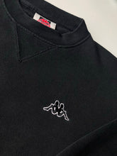 Charger l'image dans la galerie, Sweat vintage Kappa noir Made in Portugal (L)