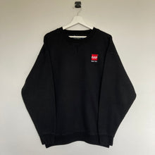 Charger l'image dans la galerie, Sweat noir épais logo brodé (L)