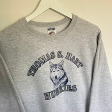 Charger l'image dans la galerie, Sweat vintage femme oversize imprimé animal Huskies