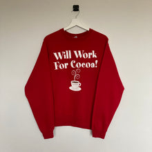 Charger l'image dans la galerie, Sweat vintage rouge à imprimé (S)