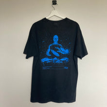 Charger l'image dans la galerie, Tee-shirt vintage noir imprimé face et dos (M/L)