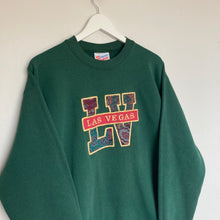 Charger l'image dans la galerie, Sweat vintage heavy brodé Las Vegas 90´s (M)