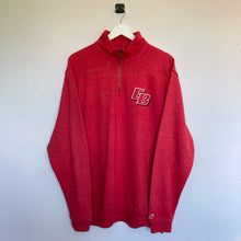 Charger l'image dans la galerie, Sweat vintage usa col à zip 1/4 logo sur la poitrine