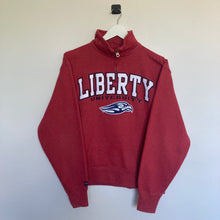 Charger l'image dans la galerie, Pull vintage Jansport col à zip 1/4 (M femme)