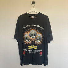 Charger l'image dans la galerie, T-shirt noir imprimé au dos (M oversize / L)