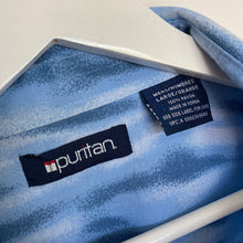 Charger l'image dans la galerie, Chemise hawaienne vintage bleu clair (XL)