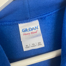 Charger l'image dans la galerie, Sweat à capuche bleu à imprimé sport (XS femme)