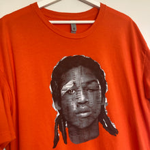 Charger l'image dans la galerie, Tee-shirt orange à imprimé (XL)