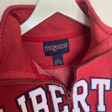 Charger l'image dans la galerie, Pull vintage Jansport col à zip 1/4 (M femme)
