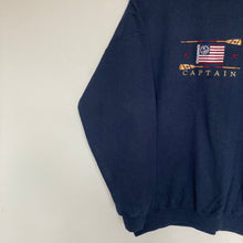 Charger l'image dans la galerie, Sweat vintage logo brodé "captain" (XL)