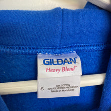 Charger l'image dans la galerie, Sweat à capuche bleu à imprimé usa (XS/S)