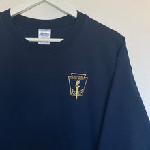 Charger l'image dans la galerie, Sweat vintage bleu foncé logo brodé (S/M)
