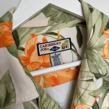 Charger l'image dans la galerie, Chemise hawaïenne épaisse Caribbean Joe à fleurs (M)