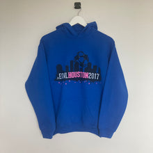 Charger l'image dans la galerie, Sweat à capuche bleu à imprimé sport (XS femme)