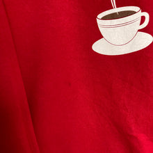 Charger l'image dans la galerie, Sweat vintage rouge à imprimé (S)
