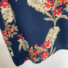 Charger l'image dans la galerie, Chemise hawaienne vintage bleu foncé (M)