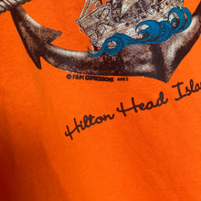 Charger l'image dans la galerie, Tee-shirt orange à imprimé (M/L oversize , XL)