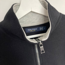 Charger l'image dans la galerie, Pull Nautica noir col à zip 1/4 (L)
