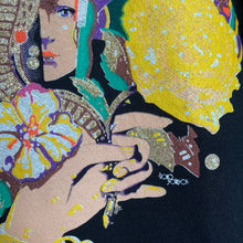 Charger l'image dans la galerie, Sweat noir vintage oversize 80's The Secret Garden unisexe - motif imprimé