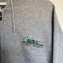 Charger l'image dans la galerie, sweat-a-capuche-zippe-gris-vintage-homme