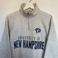 Charger l'image dans la galerie, sweat-col-a-zip-vintage-gris-homme