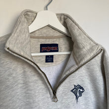 Charger l'image dans la galerie, sweat-col-a-zip-vintage-gris-homme