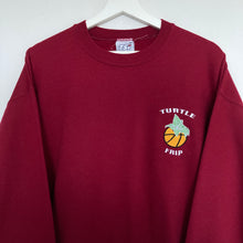 Charger l'image dans la galerie, sweat-turtle-frip-vintage-bordeaux