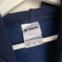 Charger l'image dans la galerie, sweat-vintage-a-capuche-bleu-navy-usa