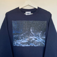 Charger l'image dans la galerie, sweat-vintage-bleu-marine-homme