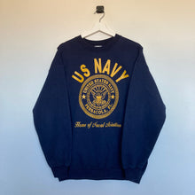 Charger l'image dans la galerie, sweat-vintage-bleu-marines-navy-usa