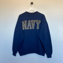 Charger l'image dans la galerie, sweat-vintage-bleu-usa-marines-navy