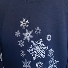 Charger l'image dans la galerie, sweat-vintage-de-noel-bleu-marine-homme
