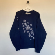 Charger l'image dans la galerie, sweat-vintage-de-noel-bleu-marine-homme