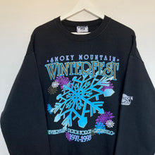 Charger l'image dans la galerie, sweat-vintage-de-noel-noir-homme