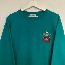 Charger l'image dans la galerie, sweat-vintage-homme-oversize-turtle-frip-turquoise