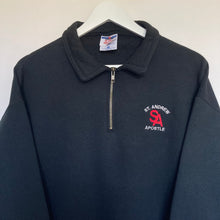 Charger l'image dans la galerie, sweat-vintage-noircol-a-zip-pour-homme