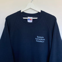 Charger l'image dans la galerie, Sweat marine logo brodé