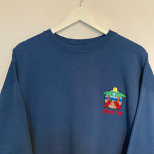 Charger l'image dans la galerie, Sweat turtle vintage palmtrees bleu oversize