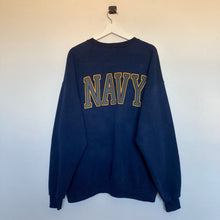 Charger l'image dans la galerie,      sweat-vintage-usa-bleu-marines-navy