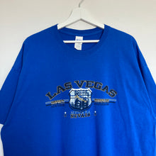 Charger l'image dans la galerie, t-shirt-bleu-homme-vintage-imprime-las-vegas-usa
