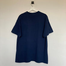 Charger l'image dans la galerie, t-shirt-bleu-marine-homme-vintage-imprime-aigle-usa-etats-unis