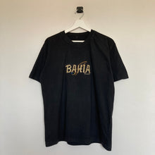 Charger l'image dans la galerie, t-shirt-noir-homme-vintage-brode-dore