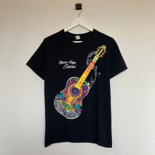 Charger l'image dans la galerie, t-shirt-noir-homme-vintage-guitare-multicolore