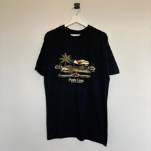 Charger l'image dans la galerie, t-shirt-noir-homme-vintage-imprime-punta-cana