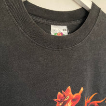 Charger l'image dans la galerie, t-shirt-noir-vintage-a-motif