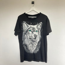 Charger l'image dans la galerie, t-shirt-noir-vintage-a-motif-animal